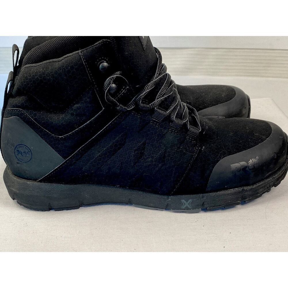 Men’s Timberland Pro Composite Toe Anti-Fatigue Tech SZ 10.5 Med Black - Picture 6 of 11